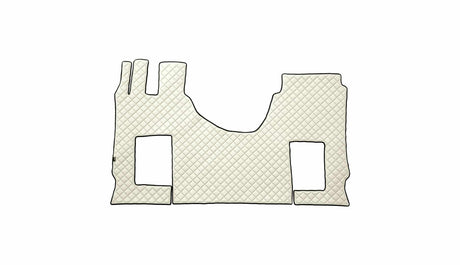 Quilted Faux Leather Floor Mat for Mercedes-Benz Actros MP4 – Fixed Passenger Seat