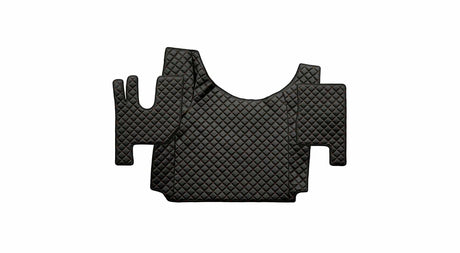 Quilted Faux Leather Floor Mat for Renault T with Engine Tunnel (From 2014)