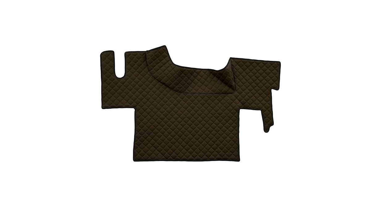 Quilted Faux Leather Floor Mat for Renault T Flat-Floor