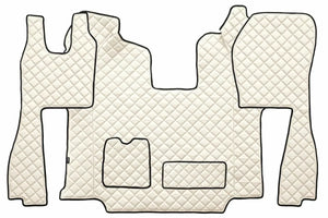 Quilted Faux Leather Floor Mat for Scania R