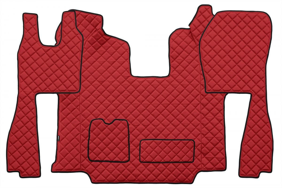 Quilted Faux Leather Floor Mat for Scania R