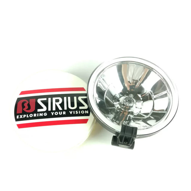 Runder Fernscheinwerfer, weiß, mit 12V H3 Leuchtmittel, 150 mm