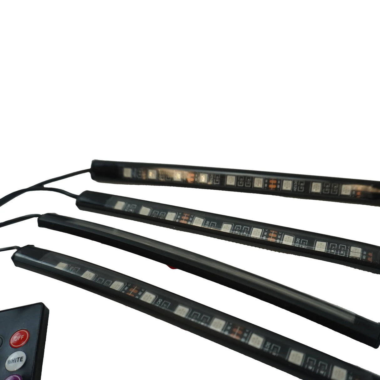 Remote-Controlled Interior LED Strip – 12V, 4x9 LEDs