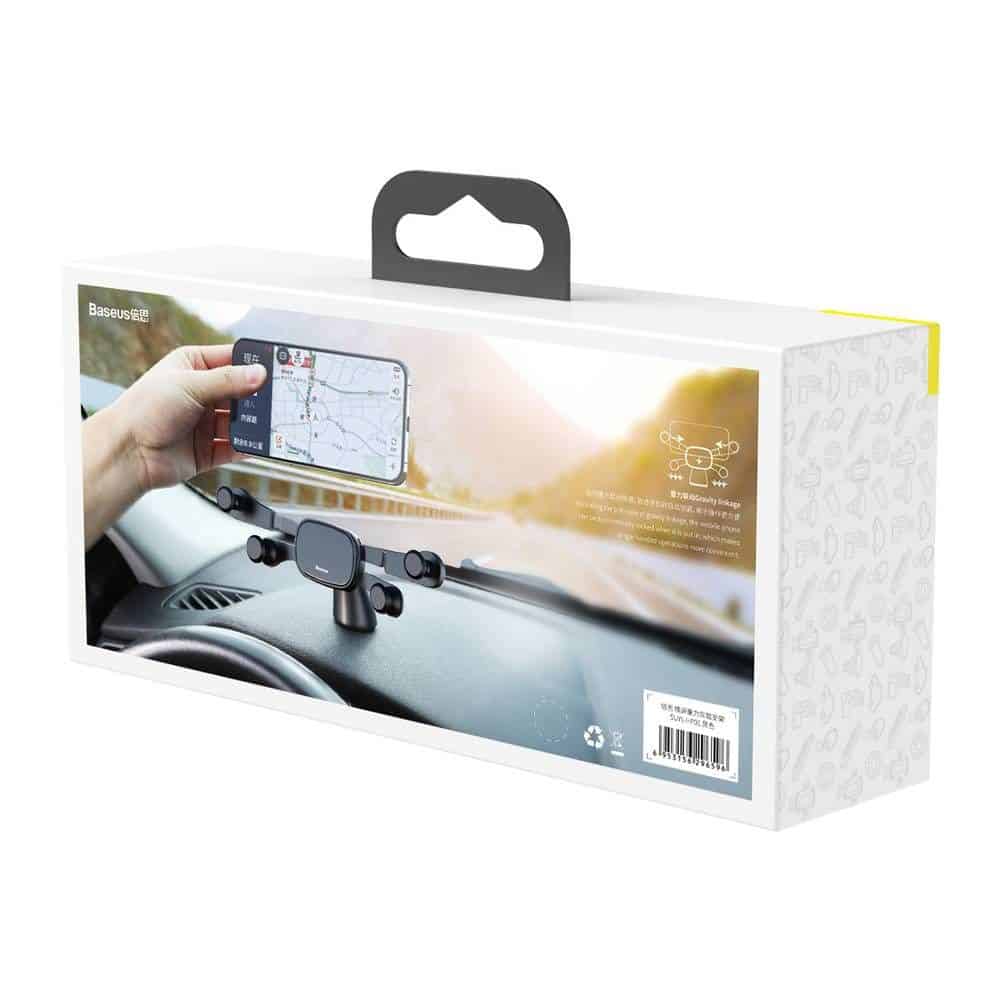 Baseus Gravity Horizontal Car Phone Holder – Wide Horizontal Mount