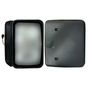 Heated Ramp Mirror with Metal Ring for Iveco – 284x185mm