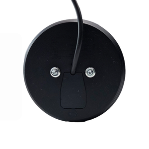 Round LED Tail Light with Indicator Strip, Clear Lens, 12/24V