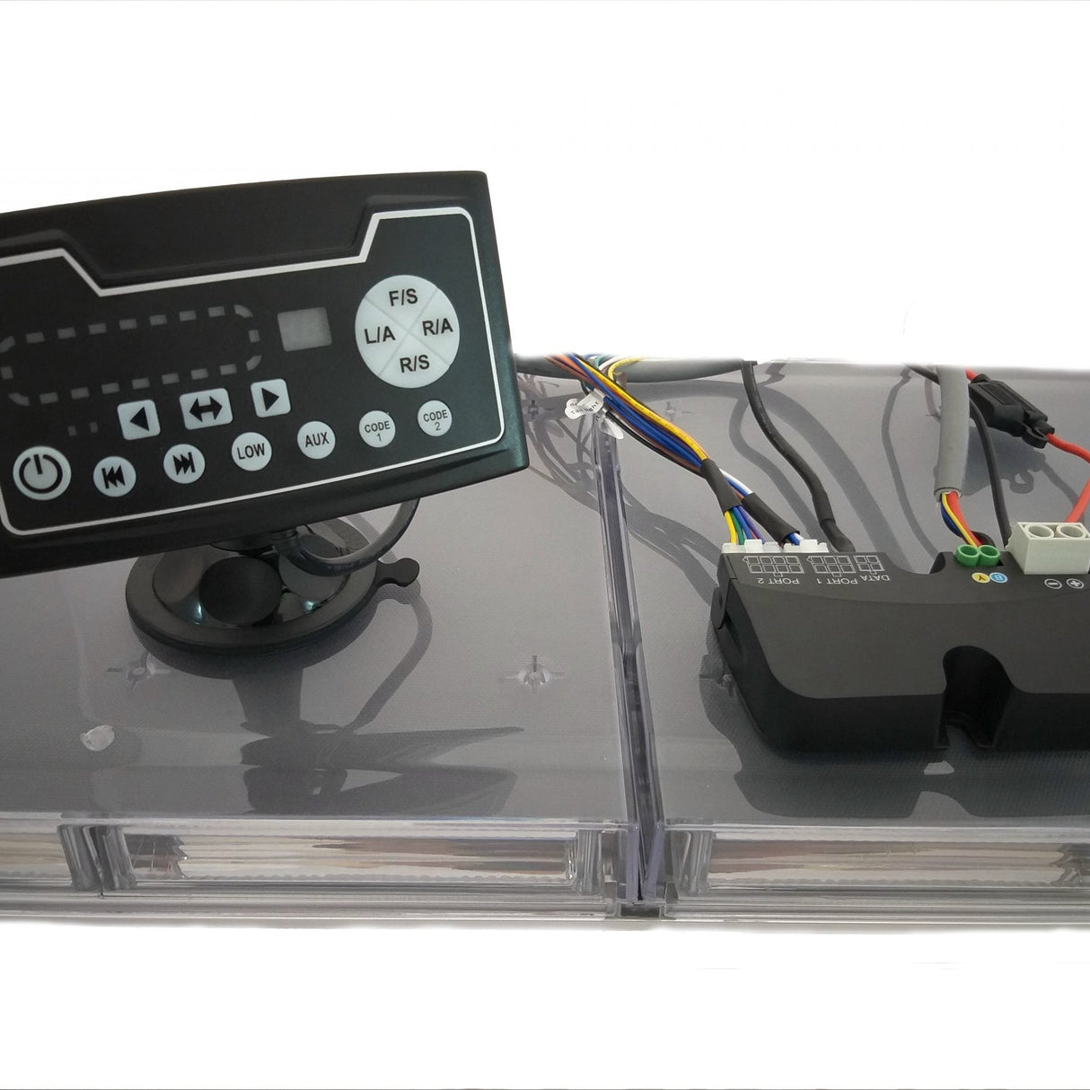 Amber LED Warning Light Bar with Controller