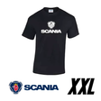 T-shirt Scania 100% coton – Noir, du M au 4XL