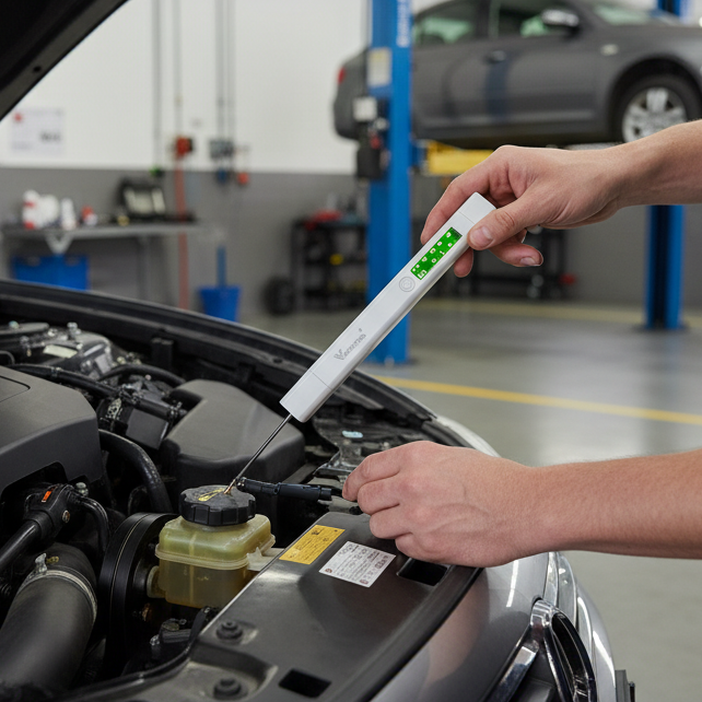 Brake Fluid Tester with LED Display