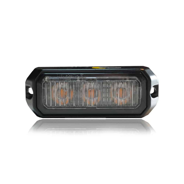 Auxiliary Amber Strobe Light 3LED 12/24V 26 Modes