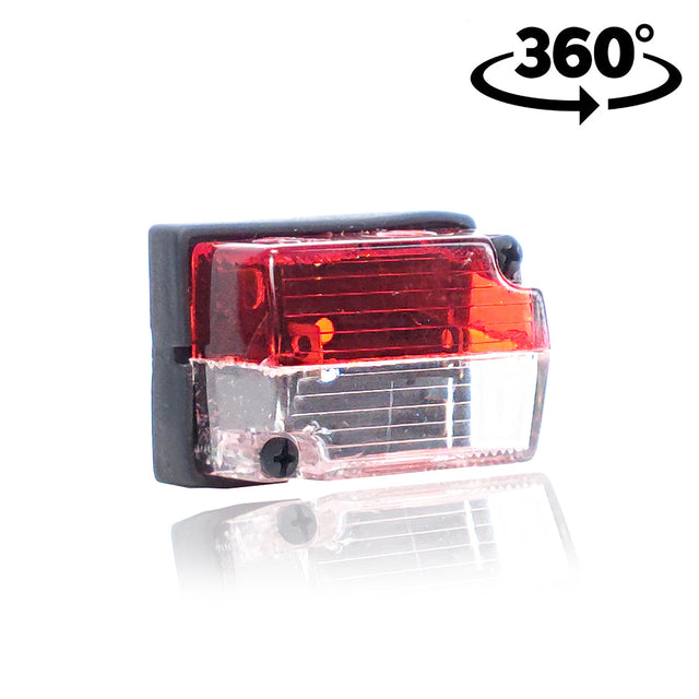 Side Marker Cube Red-White Smooth