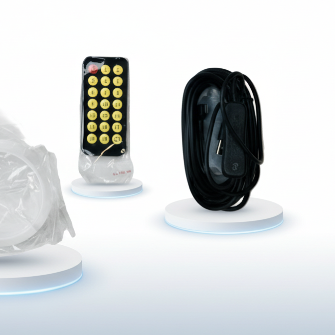 LED Eye Display Set with Remote, 12V, 590x120mm