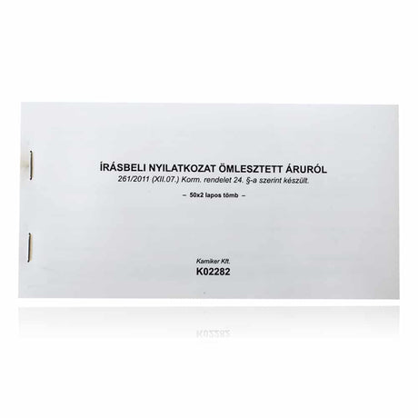 Bulk Goods Transport Declaration Form