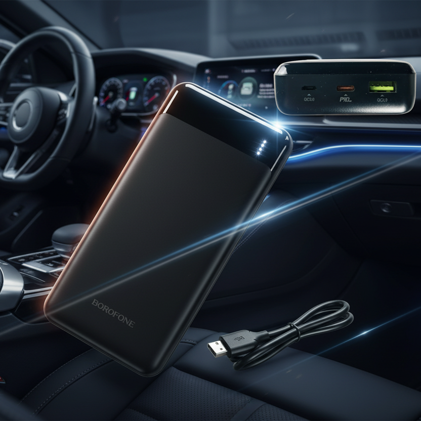 Power Bank 20,000 mAh Fast Charging (PD20W + QC 3.0) Black