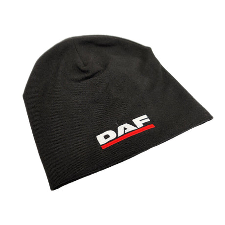 Knitted Trucker Winter Beanie with Embroidered Logo