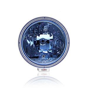 Round High Beam Spotlight with Blue Lens – 223mm
